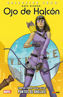 Portada del cómic Ojo de Halcón: puntos de anclaje.