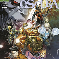 Extracto de la portada española de La edad oscura. Cómic de Marvel publicado en España por Panini.