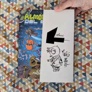 Firma de Craig Thompson en la Feria del Cómic de Madrid.